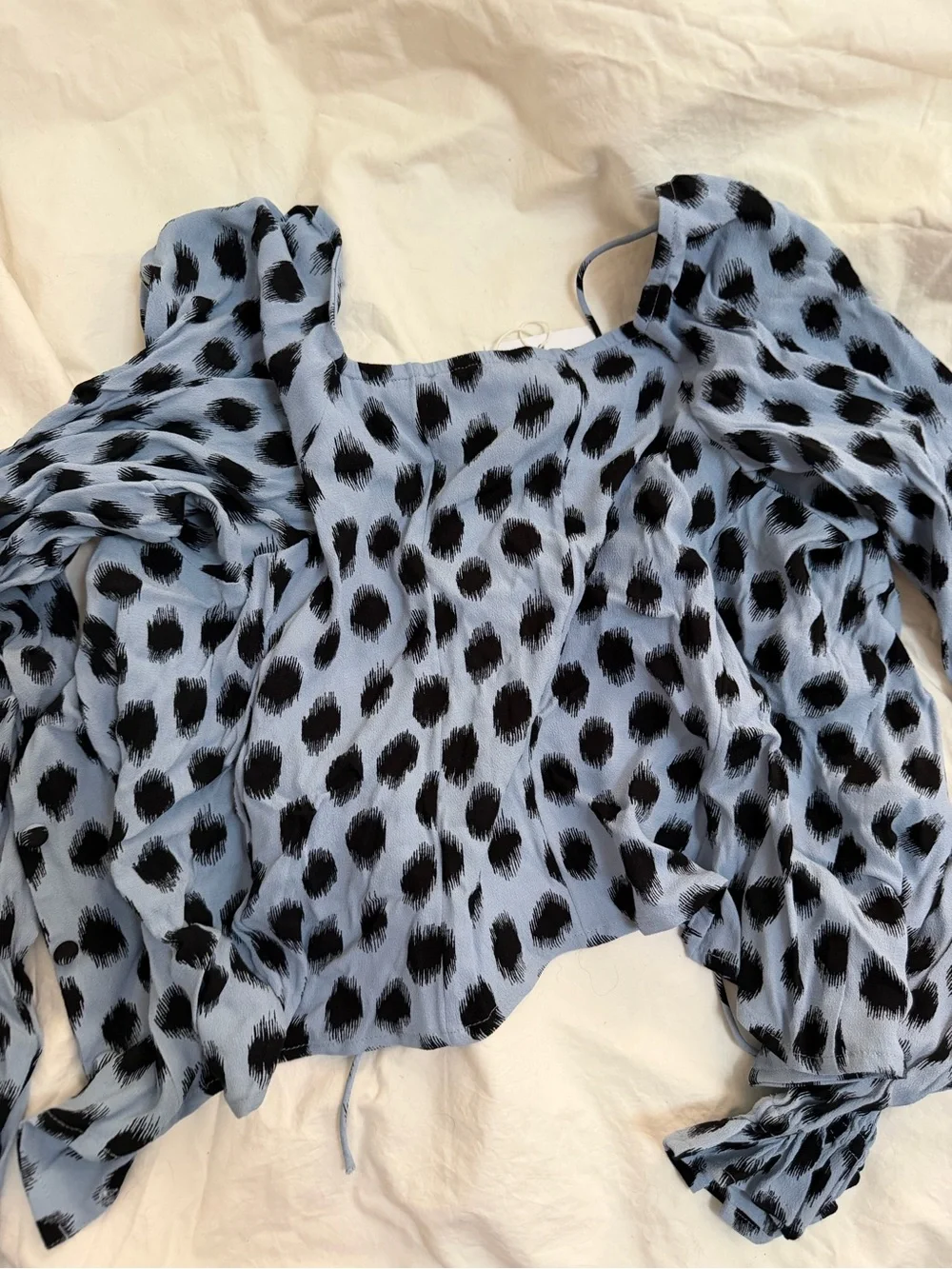 & OTHER STORIES Ruffled Cuff Button Up Top - Picture 6 of 6